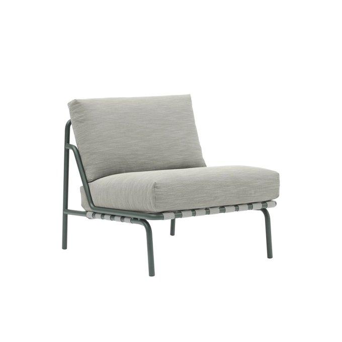 Outdoor Lounge Chair SETTLE fabric Ribbed Weave 2 MUUTO