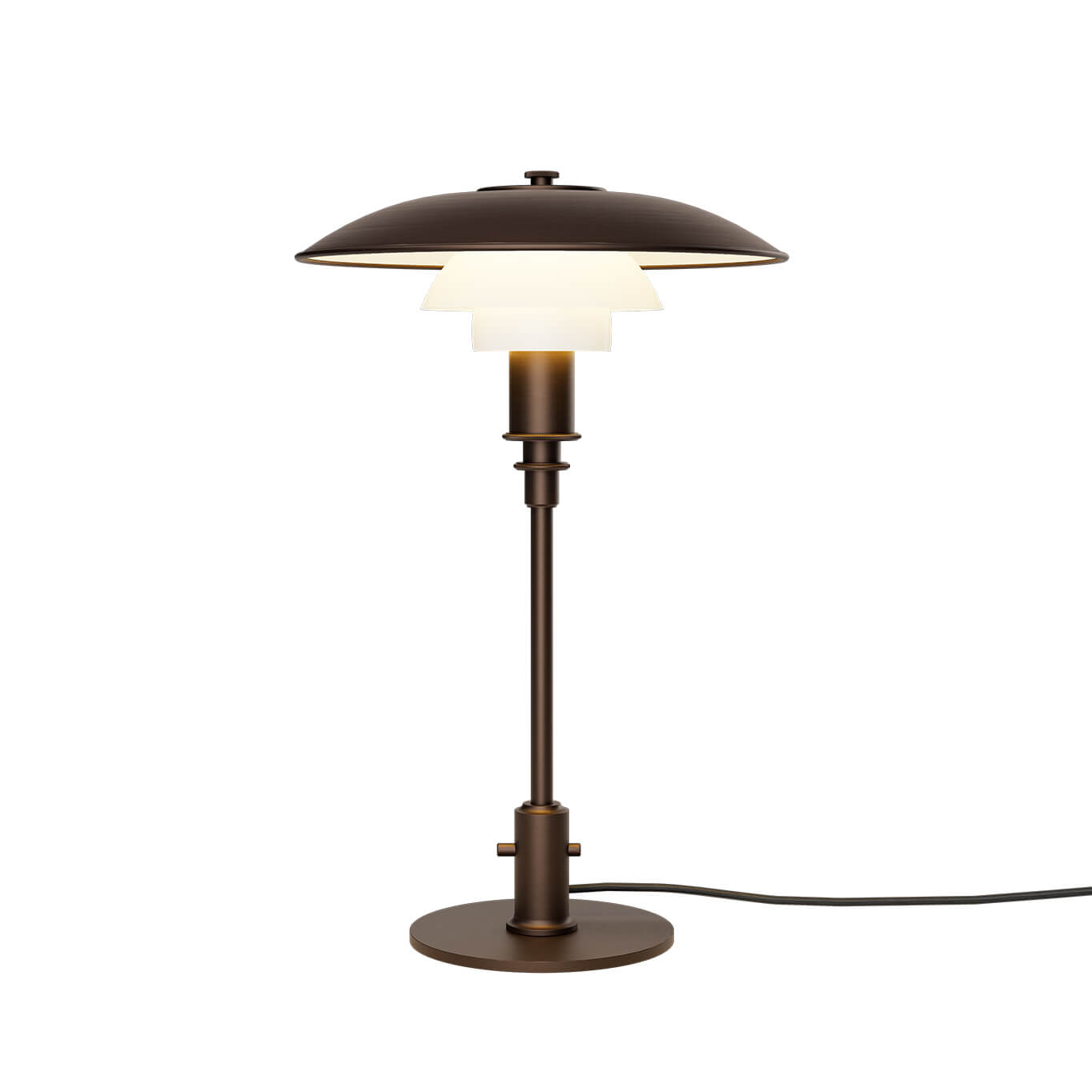 Lampe à poser PH 3/2 Laiton vieilli LOUIS POULSEN