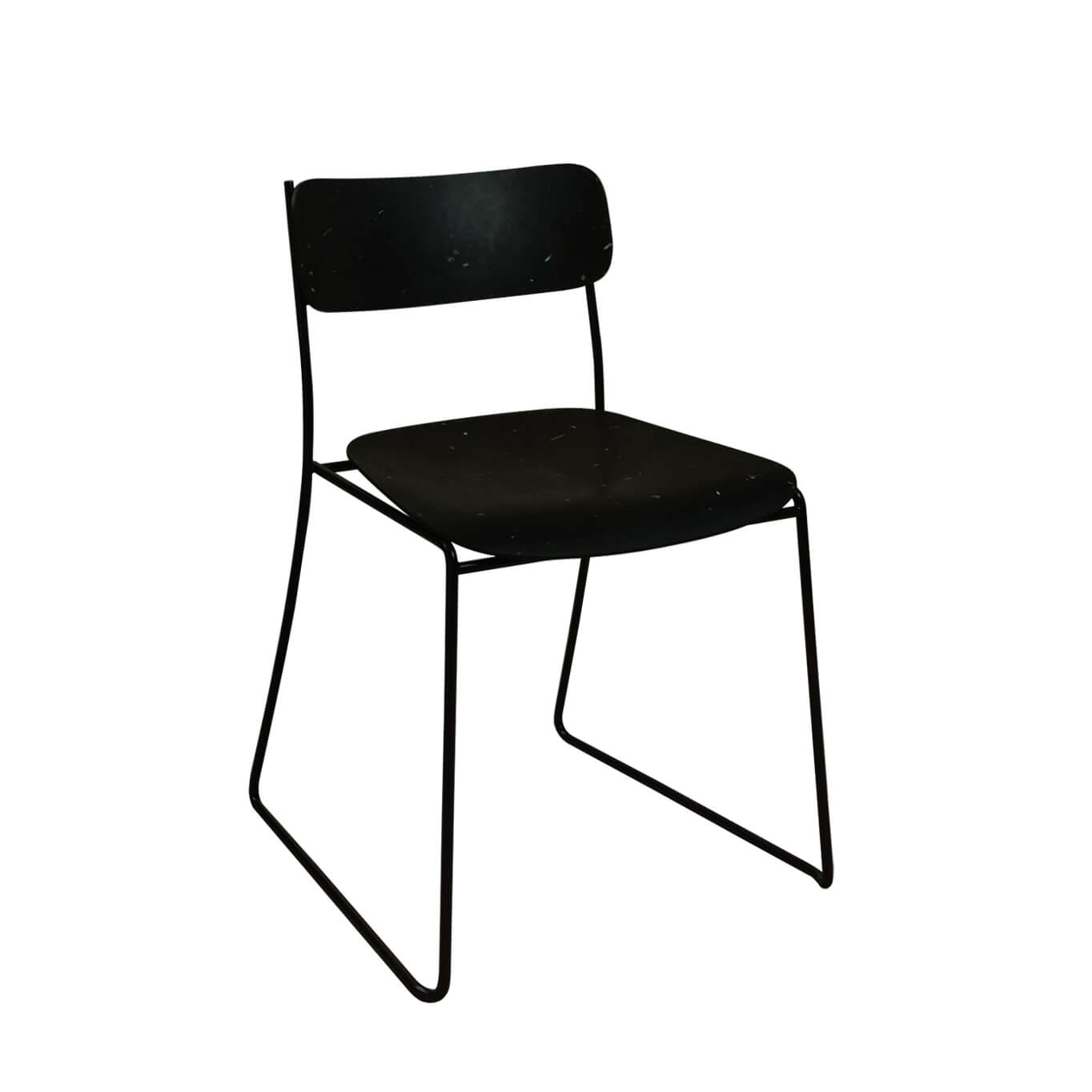 Chaise SEN 95.6 Plastique Noir/ noir NOMA
