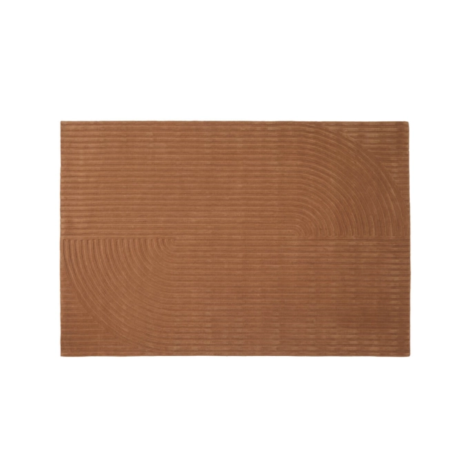 Tapis RELEVO QUATTRO 200x300 Orange brûlé MUUTO