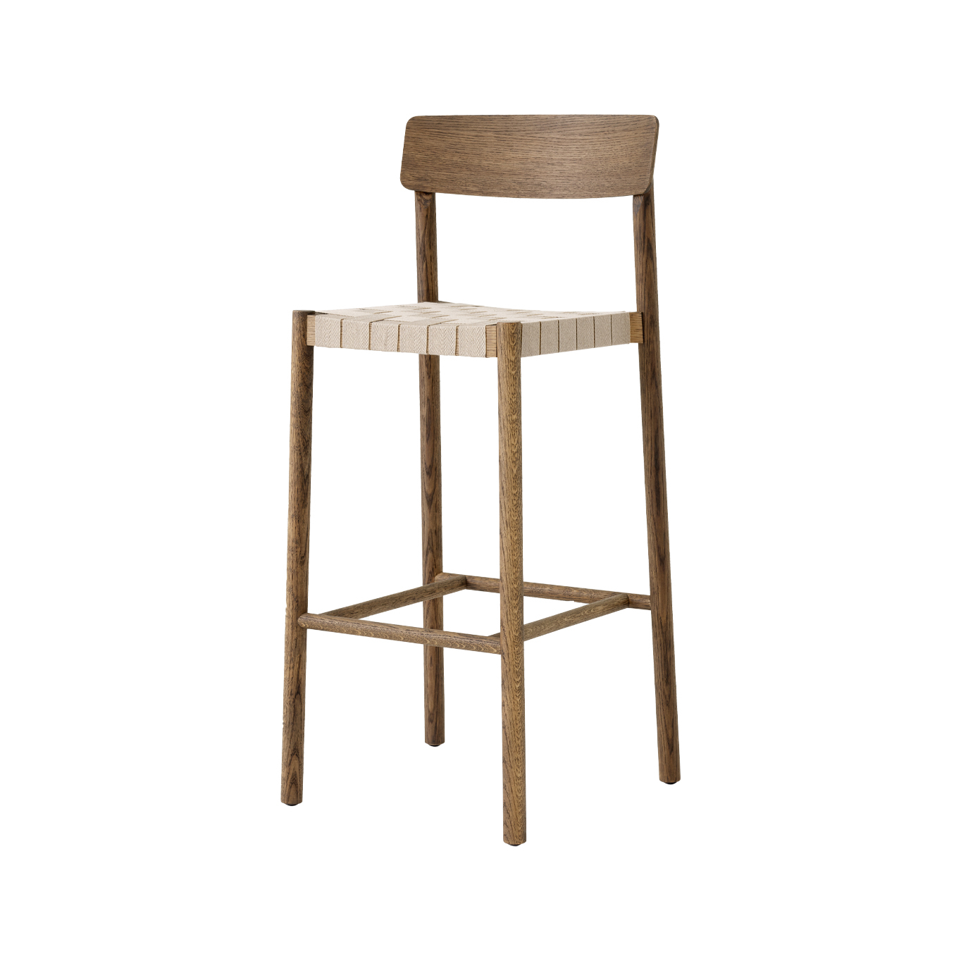 Tabouret haut BETTY TK15 Chêne fumé / Naturel AND TRADITION