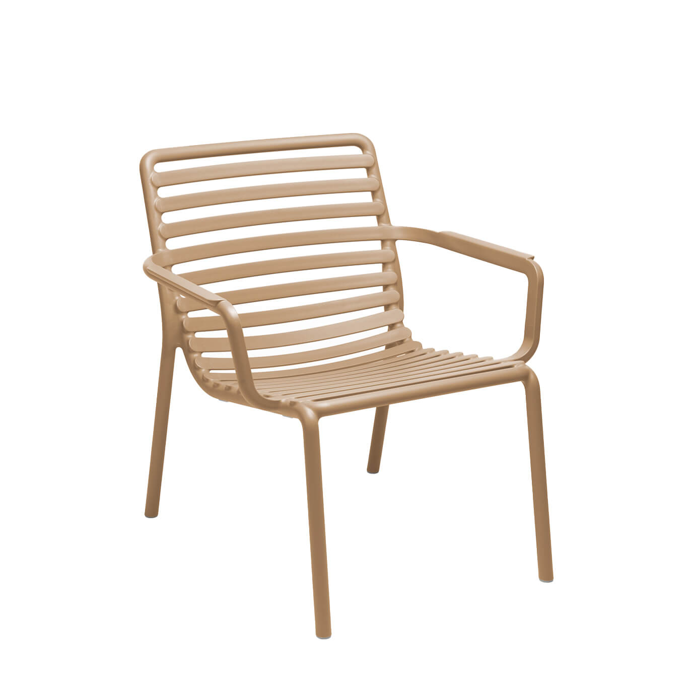 Outdoor Chair and Small Lounge Chair DOGA RELAX Cappuccino NARDI