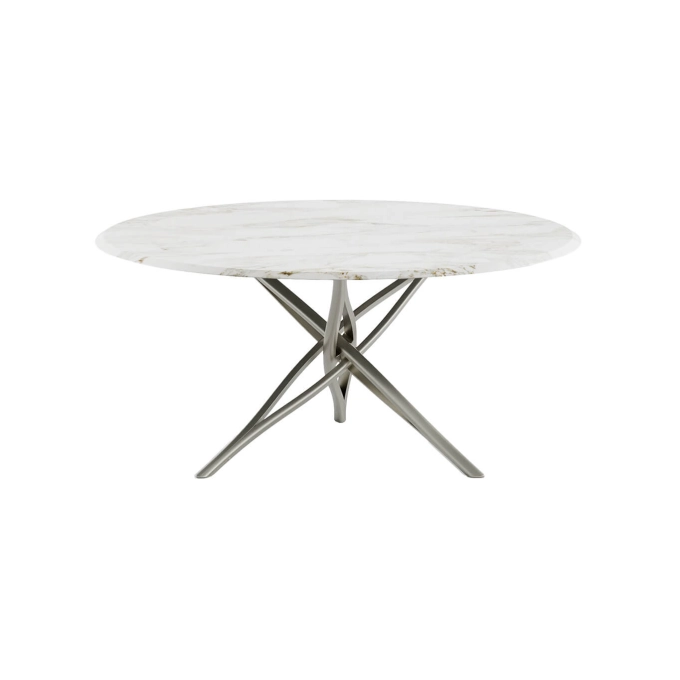 Table SK TABLE Ø 140 Marbre Calacatta MDF ITALIA