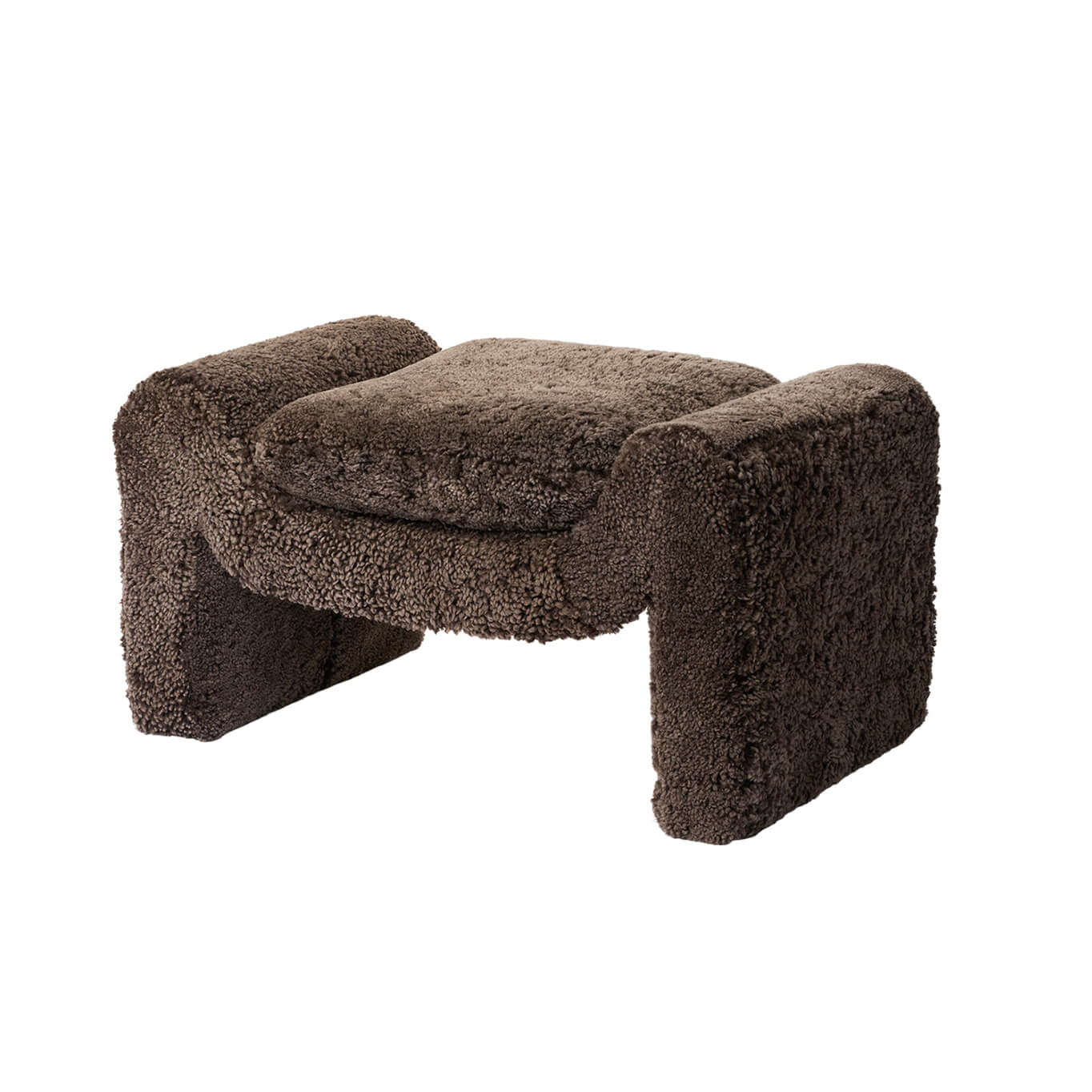 Pouffe MIELO Vella Dark Brown BOLIA