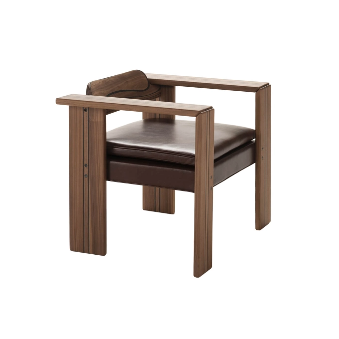 Fauteuil ARTONA Cuir Guarana 08 TACCHINI
