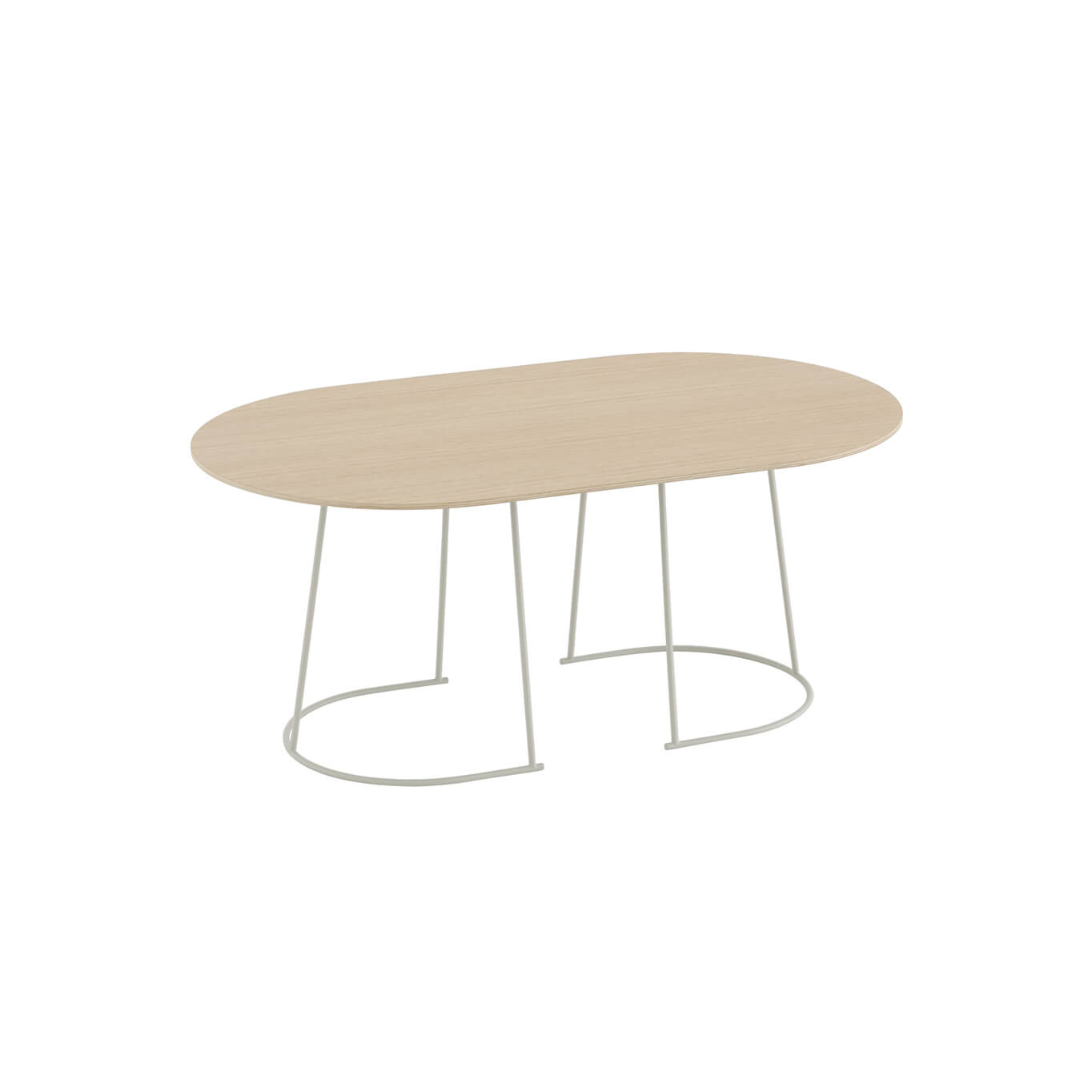 Table basse AIRY Medium Chêne laqué MUUTO
