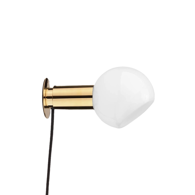 Wall light DONYA with plug Polished Brass ANOUR