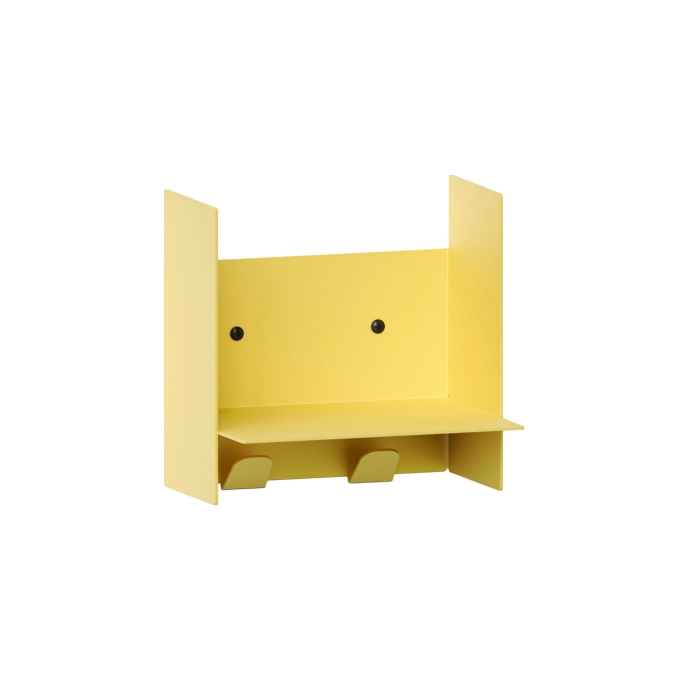 Shelving PLI Naples Yellow with coat racks L 20 TIPTOE