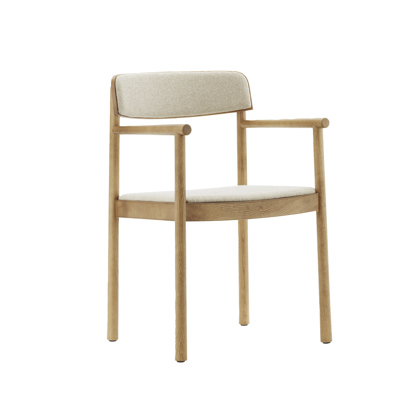 Chaise TIMB avec accoudoirs Frêne/ Hallingdal 220 NORMANN COPENHAGEN