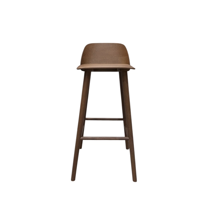Bar Stool NERD BARSTOOL Dark brown MUUTO