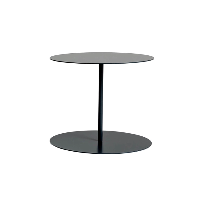 Side Table GONG Ø 50 Black CAPPELLINI