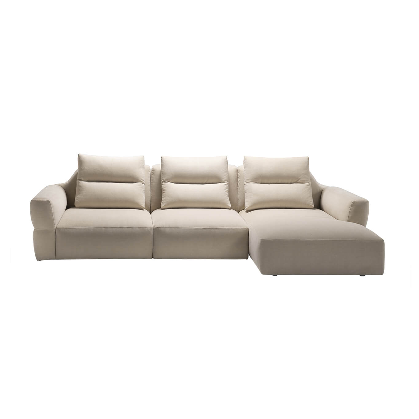 Canapé FEDRIGO L 328 avec chaise longue Talento 27602 ZANOTTA