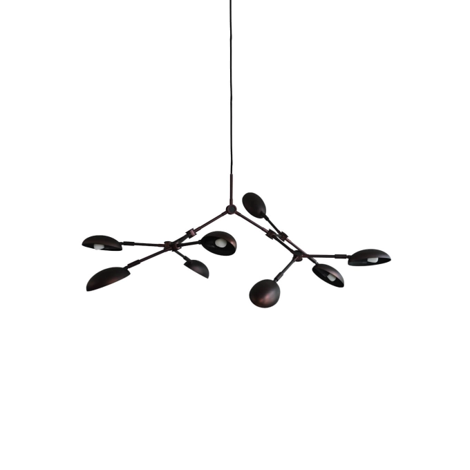 Suspension DROP CHANDELIER MINI Noir brûlé 101 COPENHAGEN