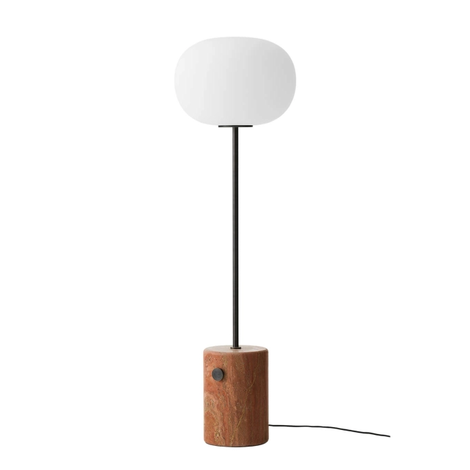 Lampadaire JWDA Travertin Rouge/ Laiton Bruni AUDO COPENHAGEN