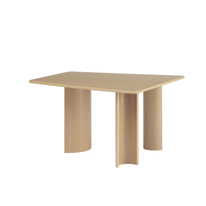 Table RE-NORM 130x120 Chêne laqué MUUTO