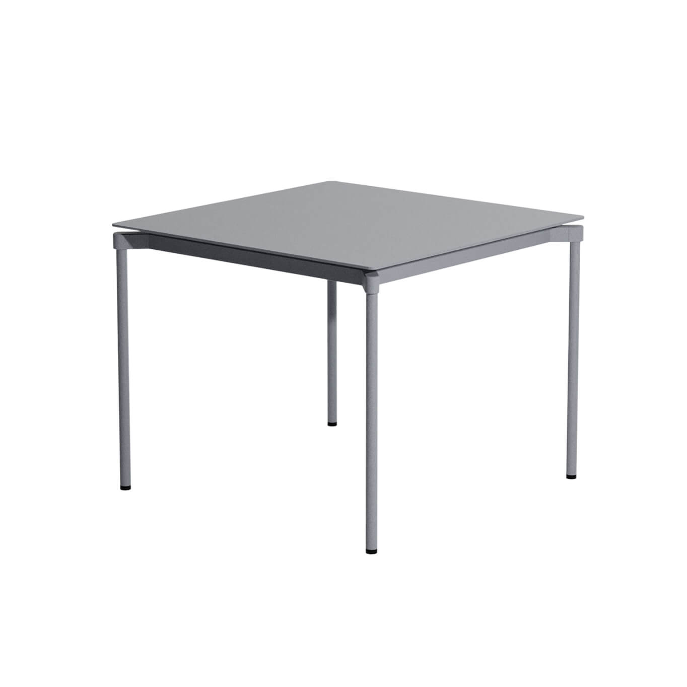 Table Carrée Fromme Aluminium Gris Pierre Petite Friture