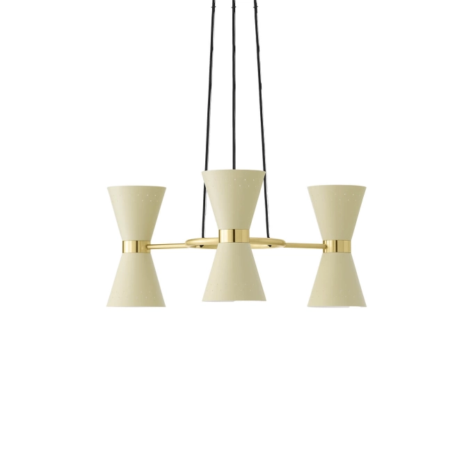 Suspension COLLECTOR Chandelier 3 Crème AUDO COPENHAGEN