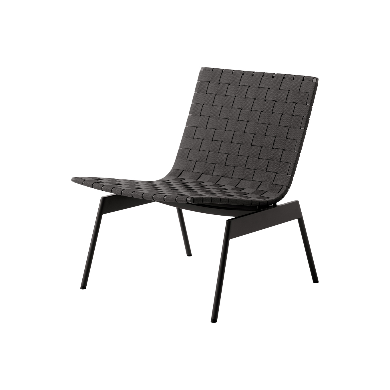 Outdoor Lounge Chair VILLE AV44 Noir AND TRADITION