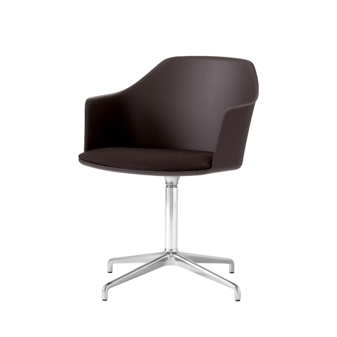 Dining Chair RELY HW39 Burnt Umber/Saxion 0397 AND TRADITION