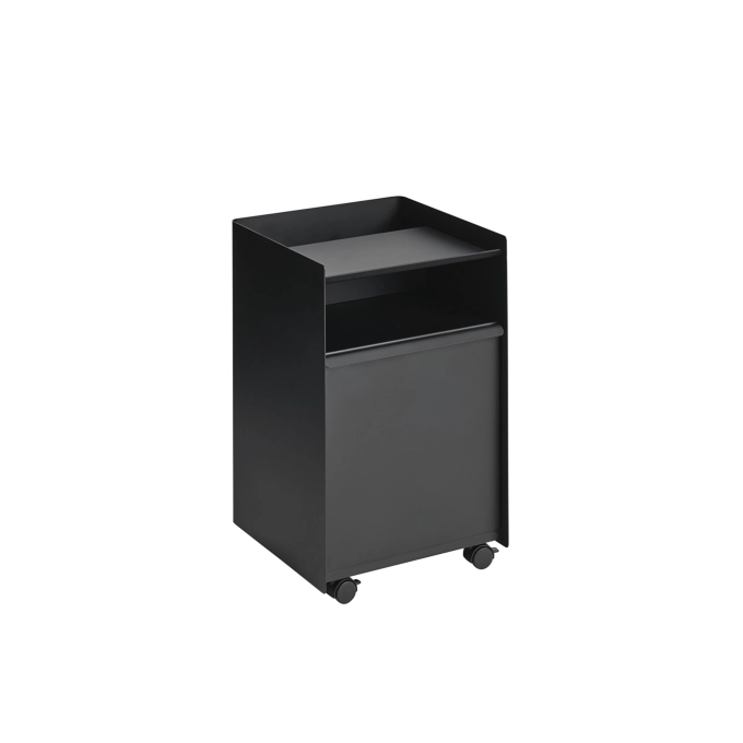 Desserte FOLDED avec tiroir H 61,5 Noir MUUTO