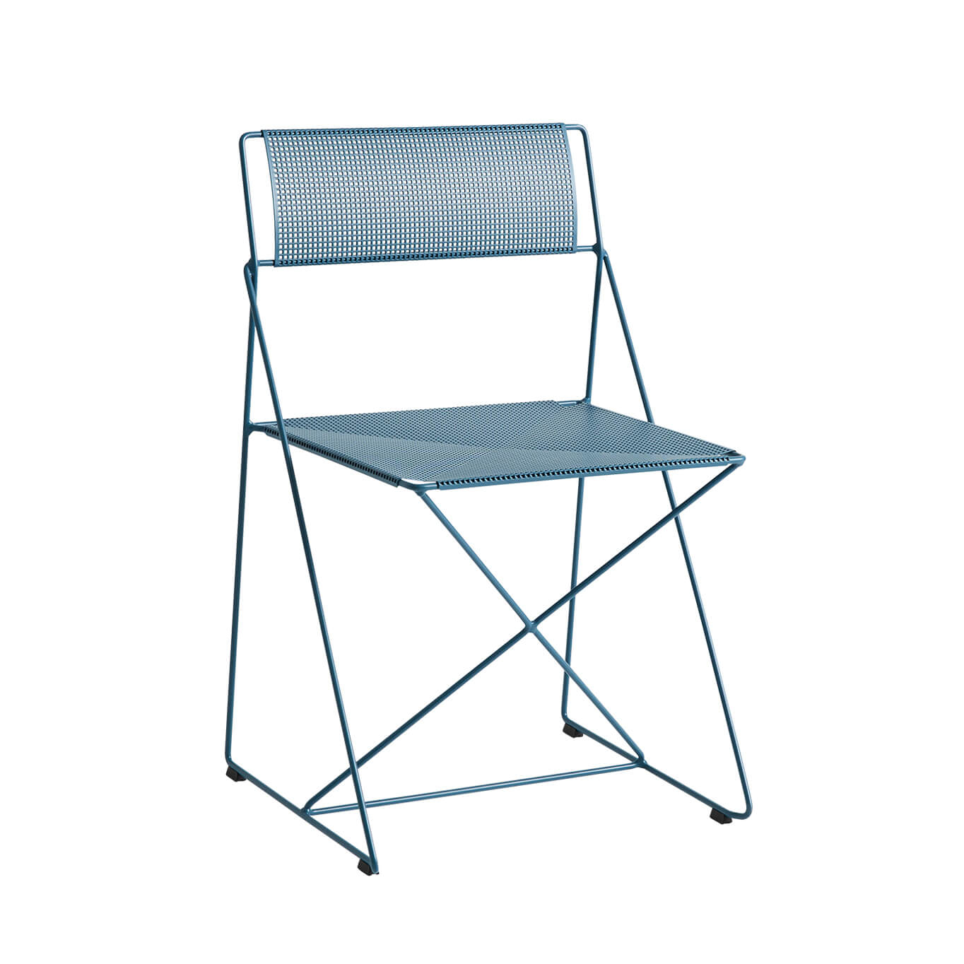 Chaise extérieure X-LINE bleu HAY
