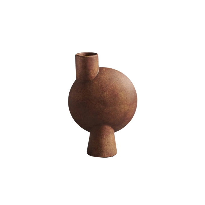 Vase SPHERE BUBL medio Terracotta 101 COPENHAGEN