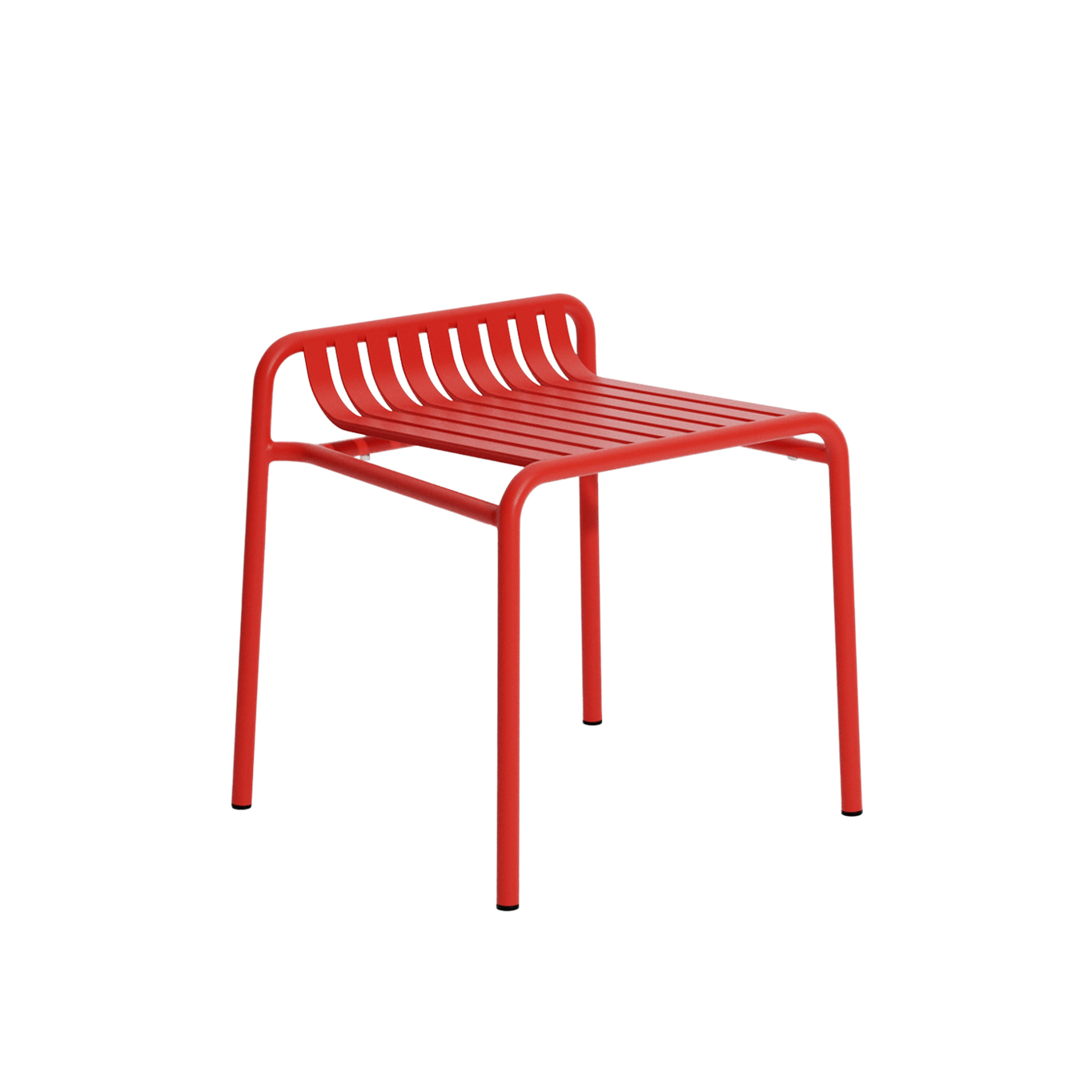 Outdoor Stool WEEK-END Red PETITE FRITURE