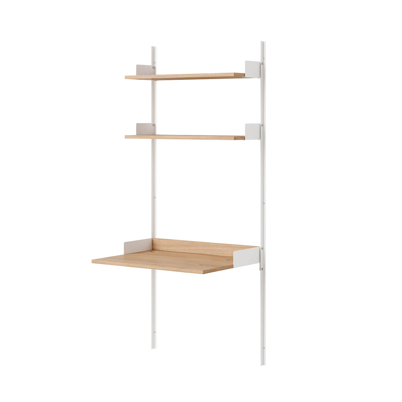 Desk NEW WORKS STUDY SHELF White/ Oak NEW WORKS