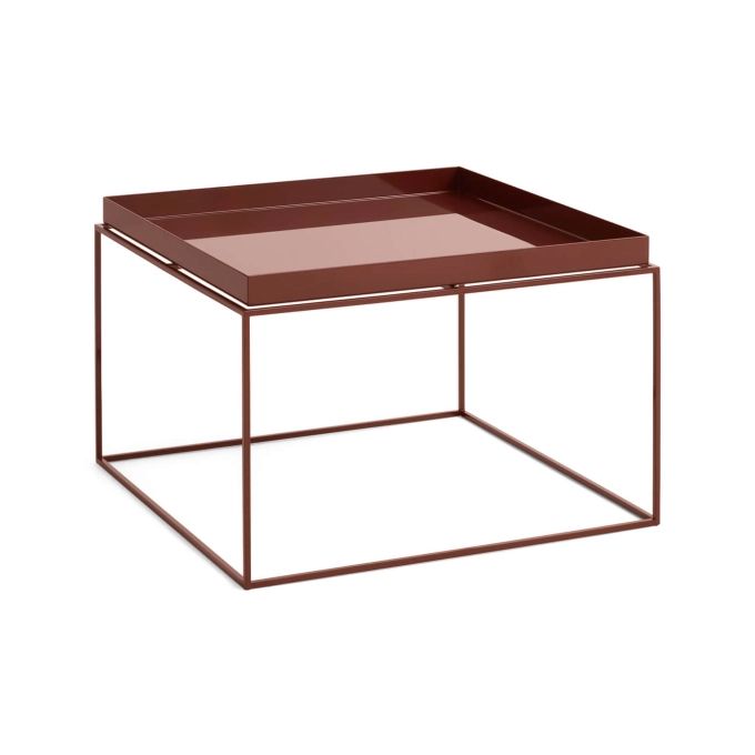 Table basse TRAY 60 x 60 Chocolat HAY