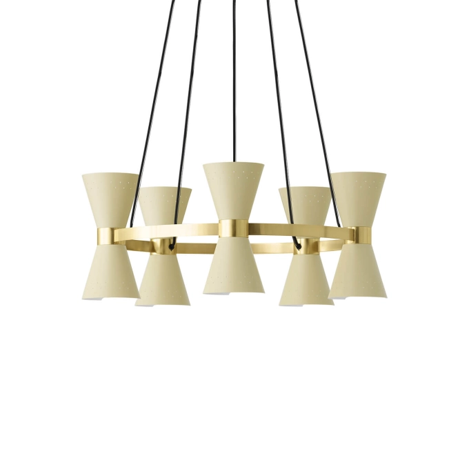 Suspension COLLECTOR Chandelier 6 Crème AUDO COPENHAGEN