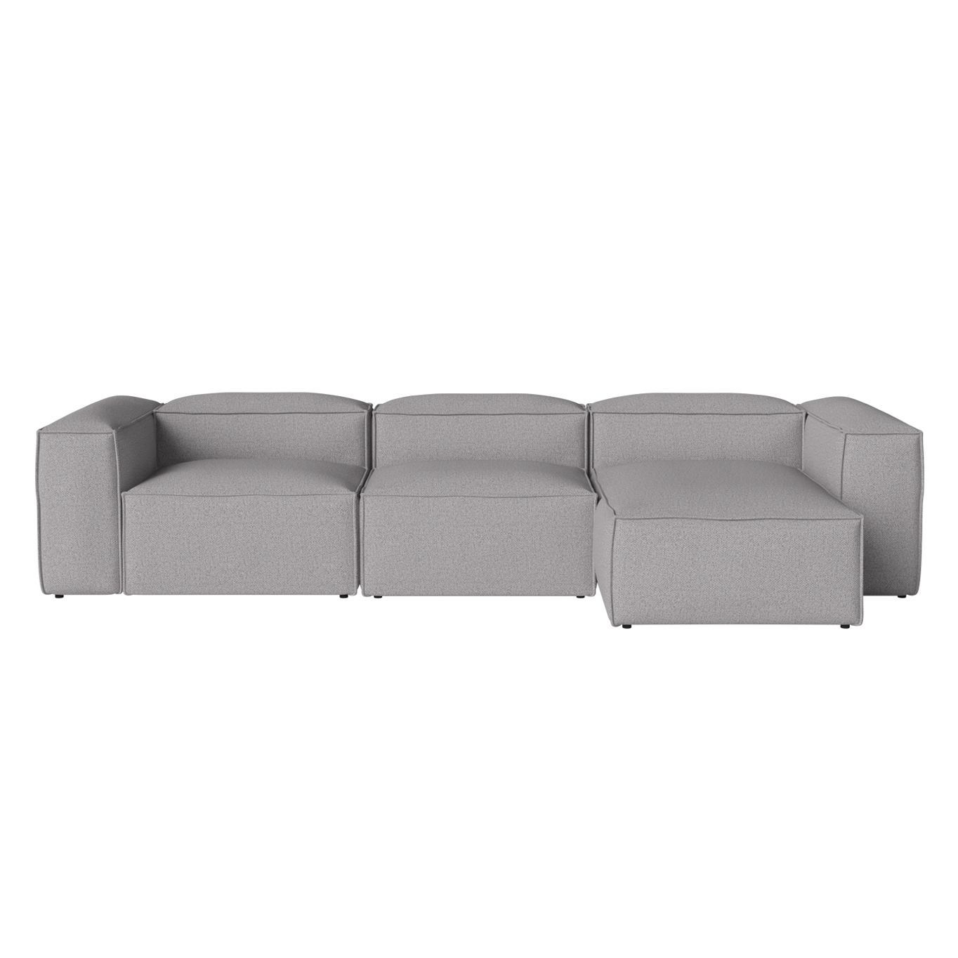 Canapé COSIMA Chaise Longue Droite 340x100 Monza Light Grey BOLIA
