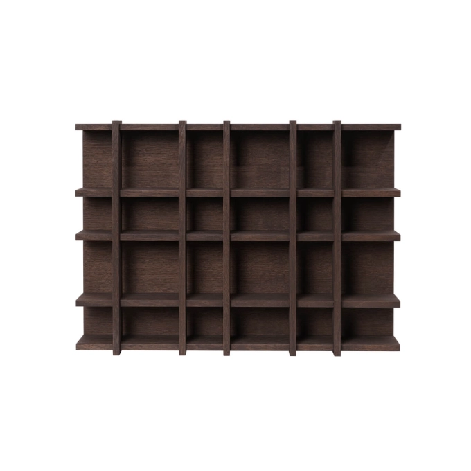 Shelving TILEM 6x4 Dark Oak FERM LIVING