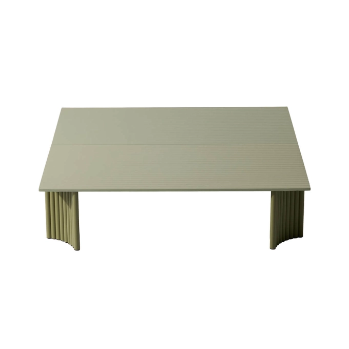 Table basse extérieure VIDALENTA 120x120 Vert Mousse CASSINA