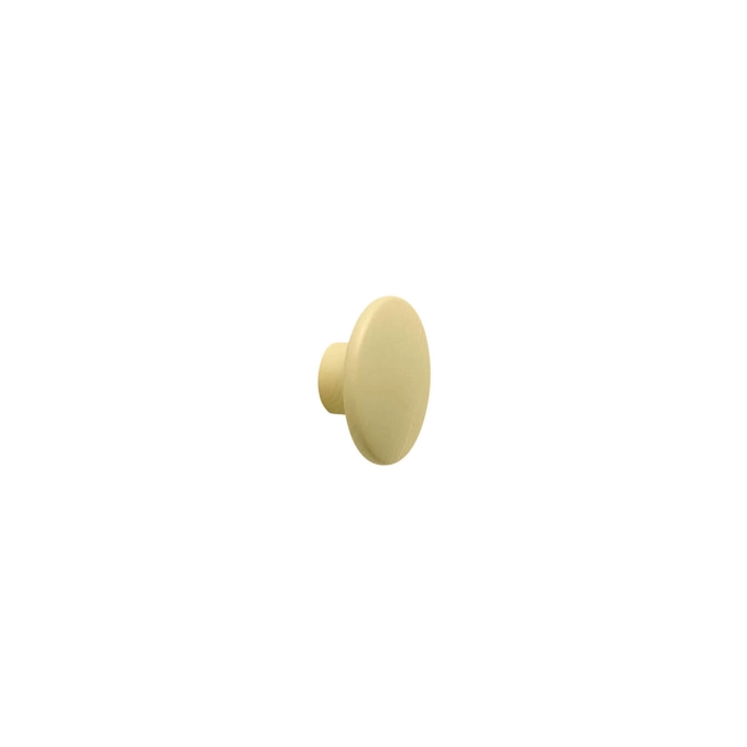 Patère Design Patère DOTS Ø 6,5 Jaune Beige MUUTO