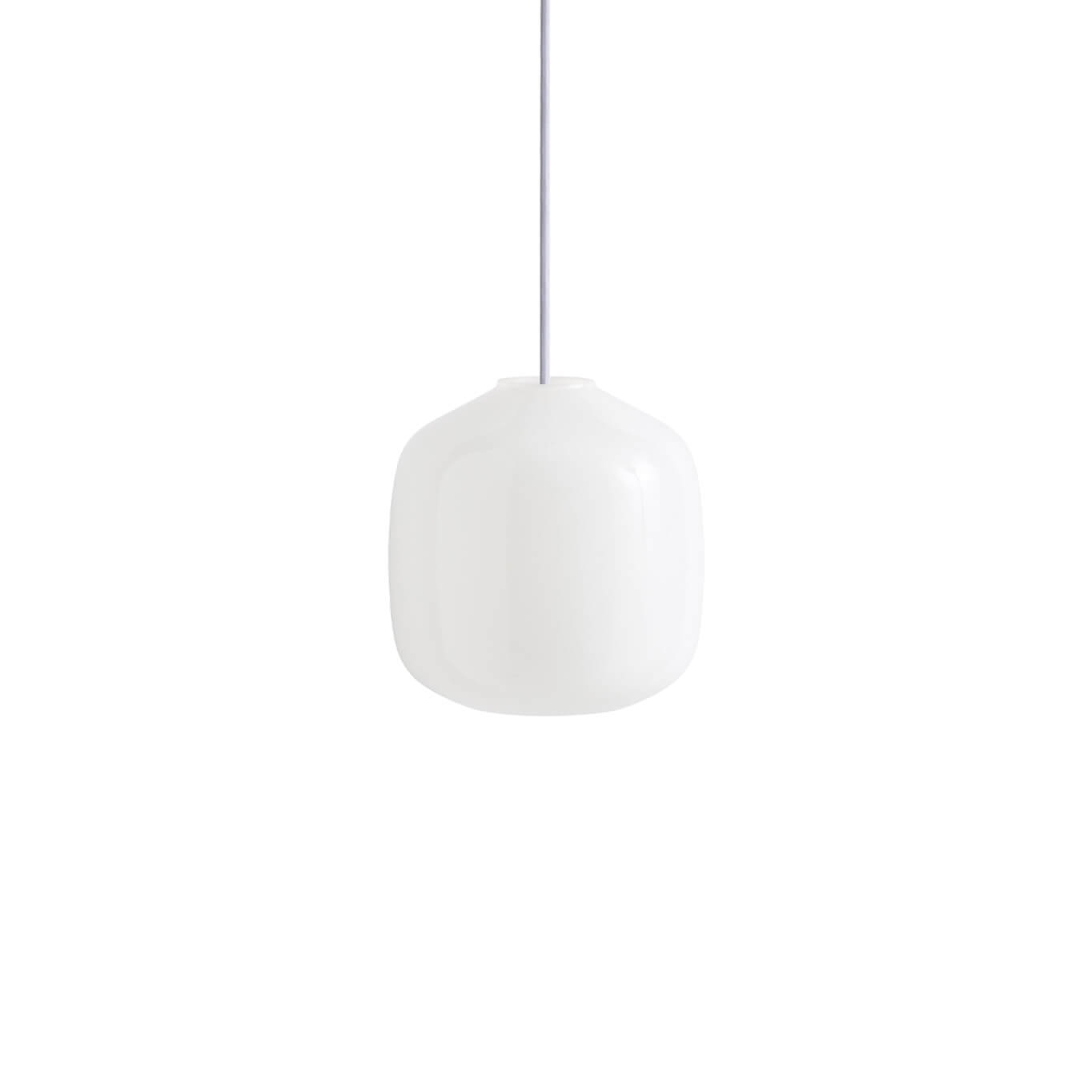 ASPEKT BUOY GLASS PENDANT 200 Cordon Gris Béton HAY