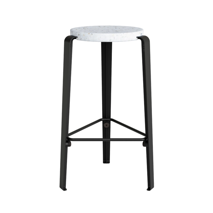 Tabouret haut MI LOU Venezia/Noir Graphite TIPTOE