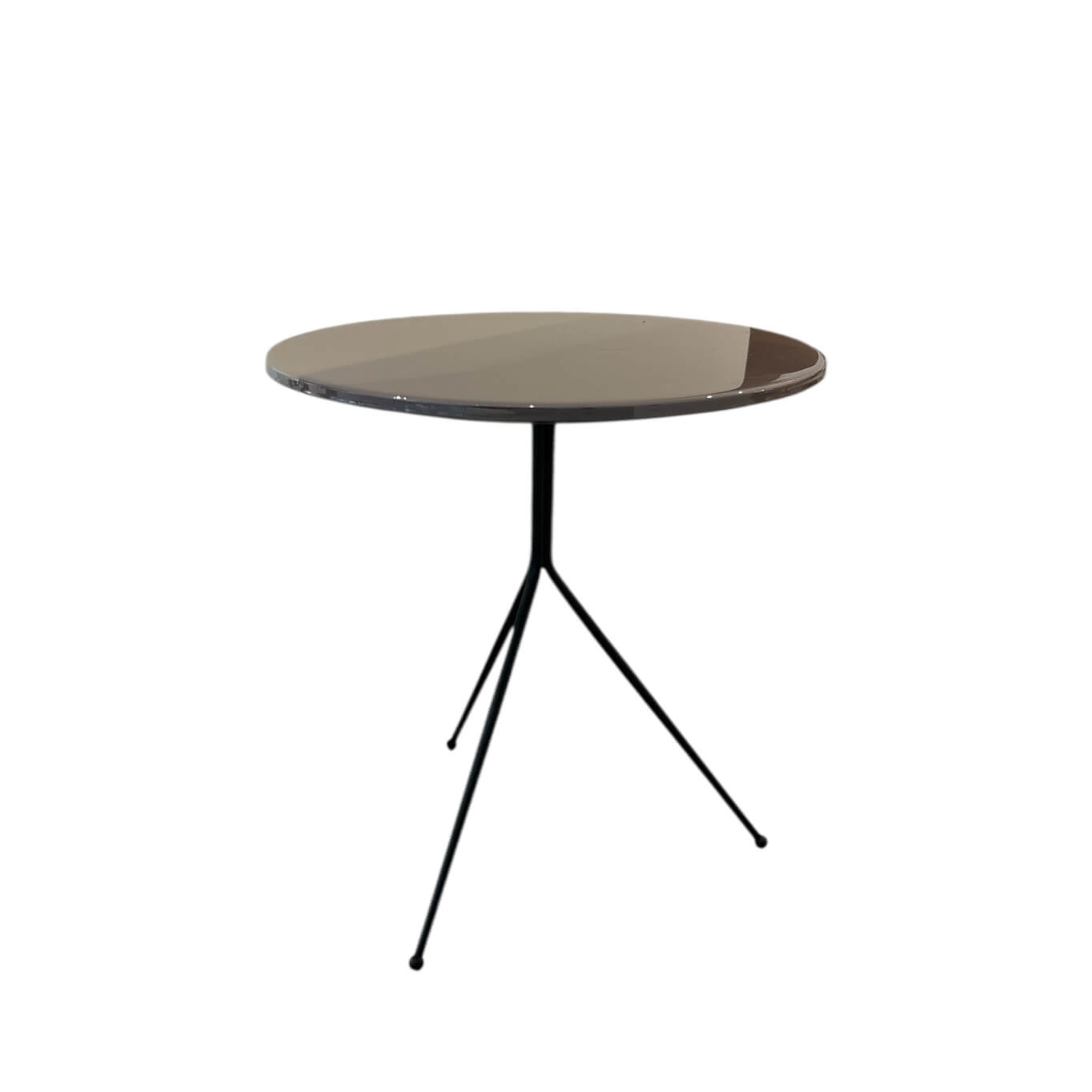 Table d'appoint guéridon LIQUID Ø 40 lilas BAXTER MADE IN ITALY