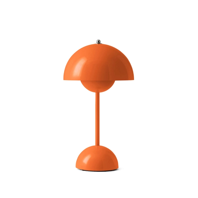 Table Lamp FLOWERPOT VP9 Wireless Zesty Orange AND TRADITION