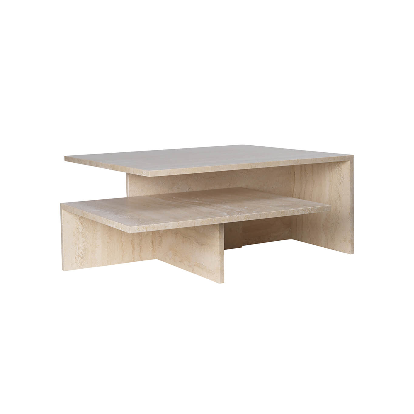 Tables DISTINCT GRANDE DUO Travertin FERM LIVING