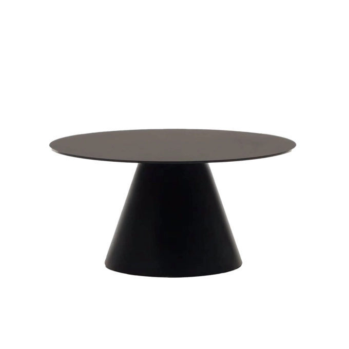 WILSHIRE Ø 80 Verre trempé Noir KAVE HOME