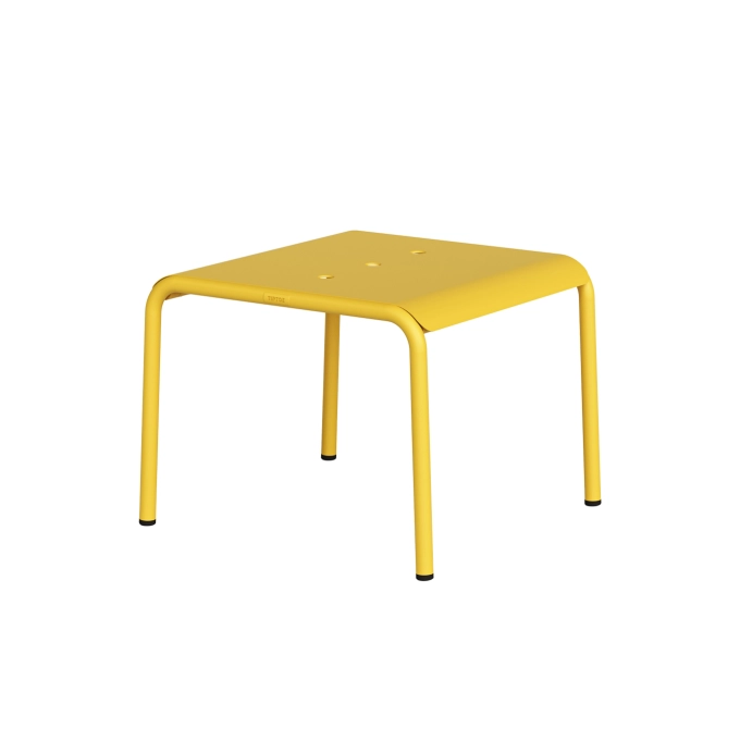 Table basse extérieure PANORAMA Jaune Soleil TIPTOE