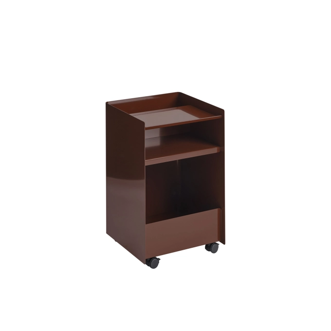 Trolley FOLDED open H 61,5 Dark Red MUUTO