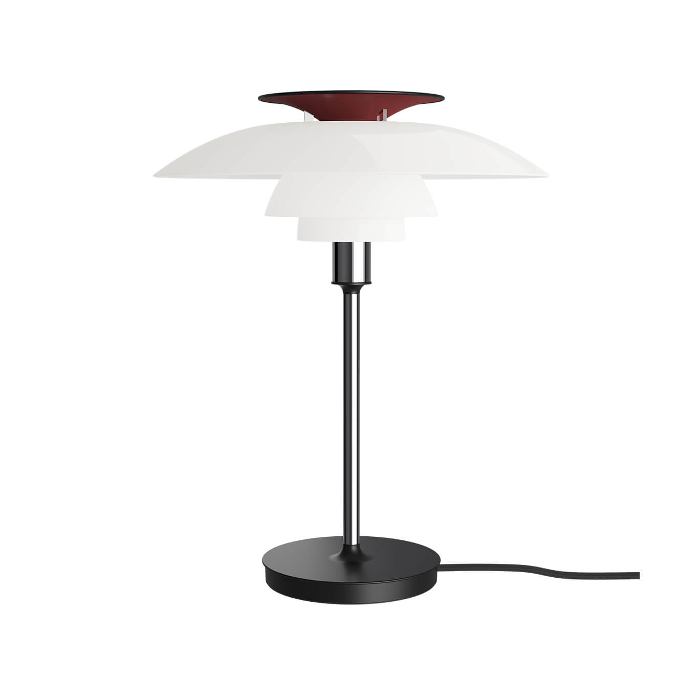 Lampe à poser PH 80 Blanc / Chrome LOUIS POULSEN