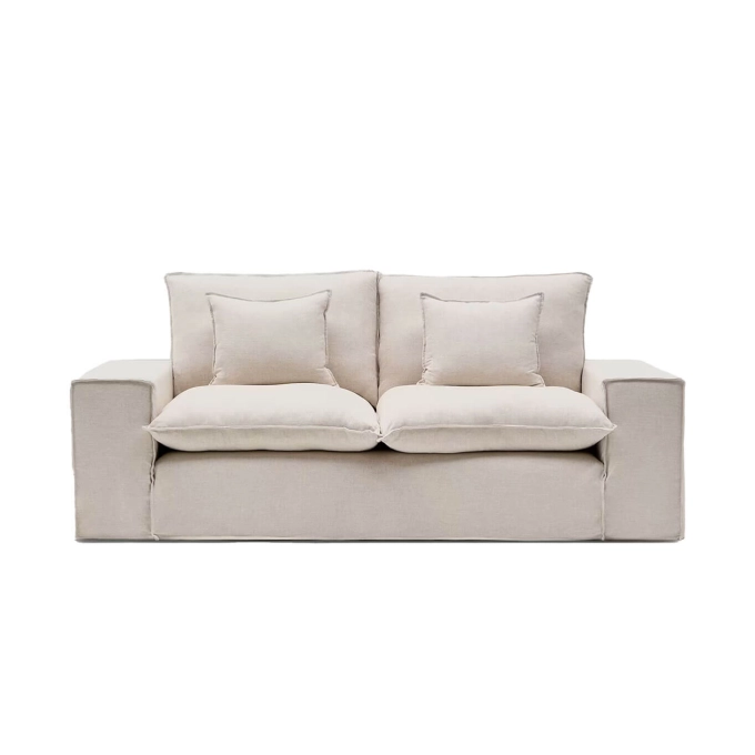 ANARELA 2 places Lin Jaipur Beige KAVE HOME