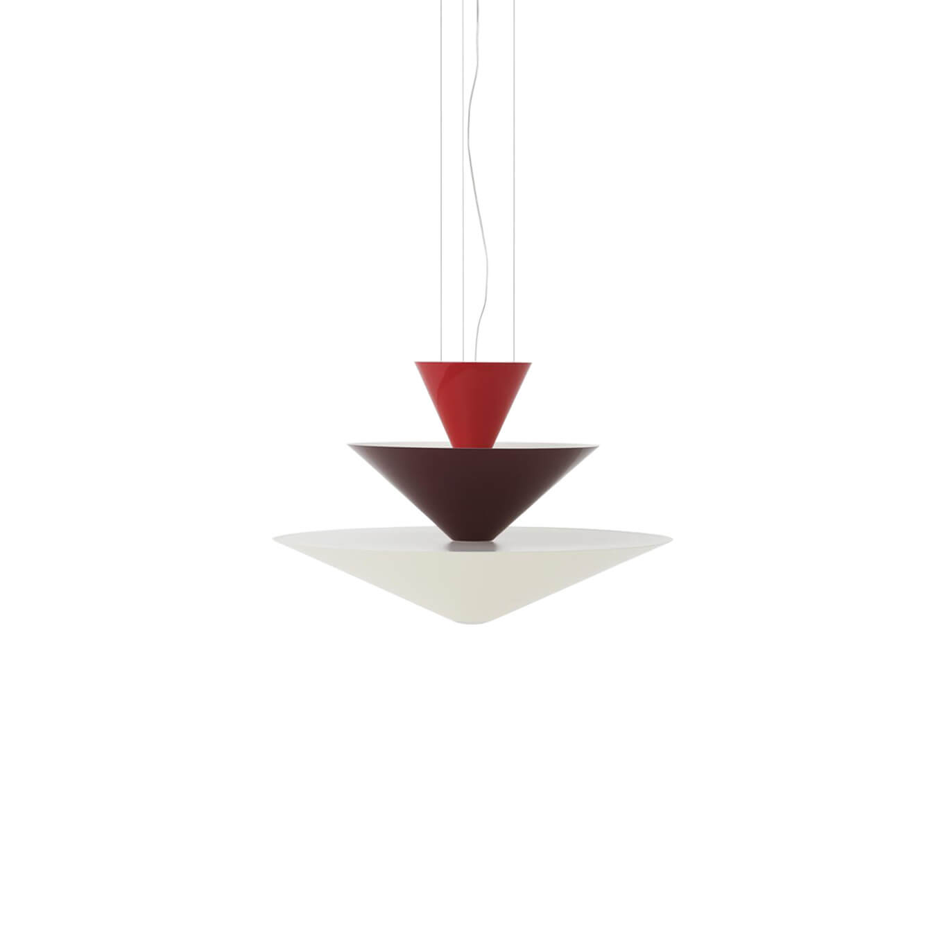 GIO LN14 Rouge Vermillon / Bourgogne / Blanc Ecru  AND TRADITION