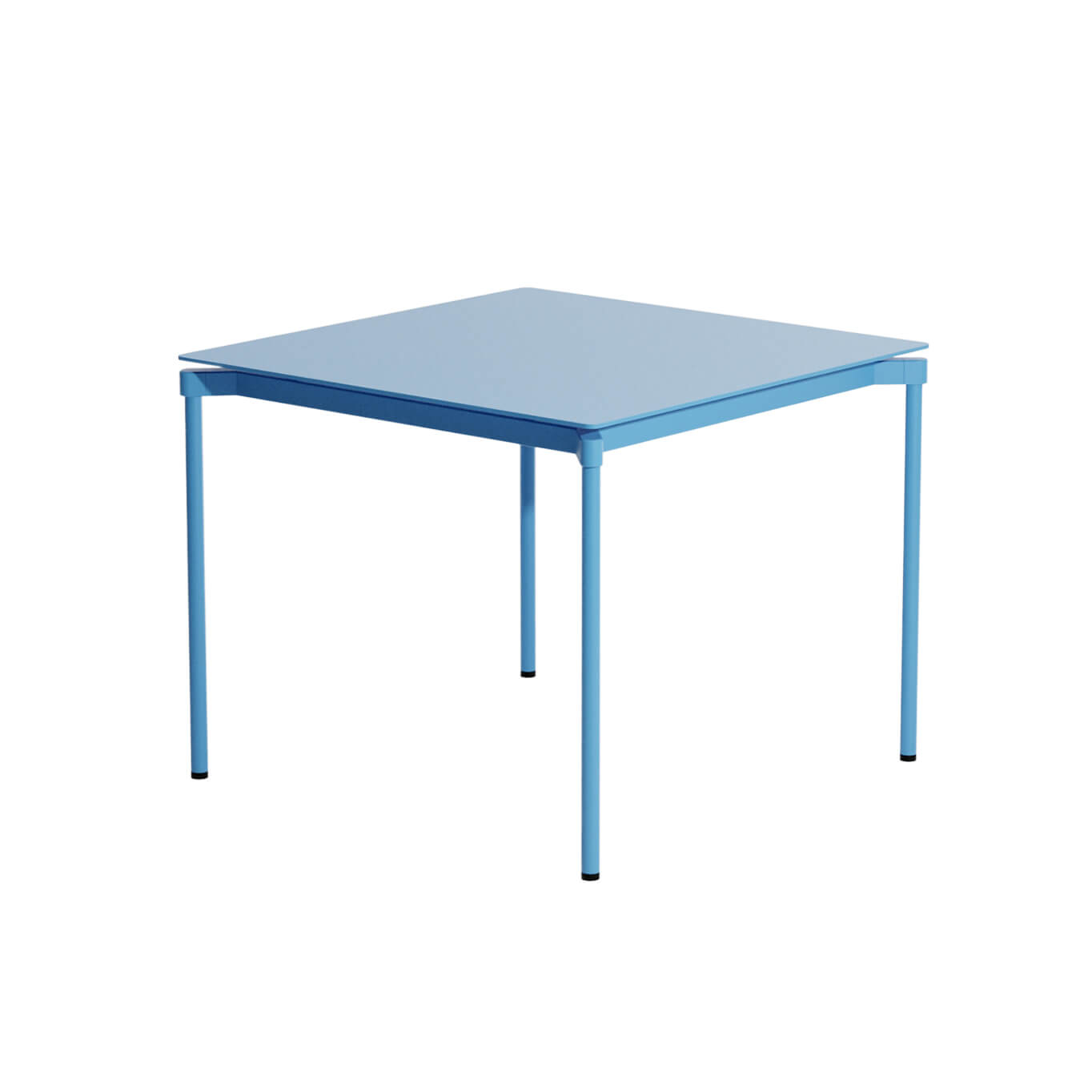 Table Carrée Fromme Aluminium Bleu Ciel Petite Friture