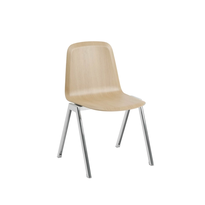 Dining Chair BRINK A aluminium legs Oak MUUTO