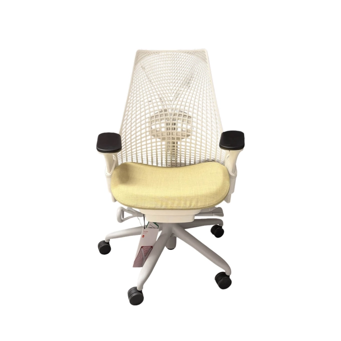 Fauteuil de bureau SAYL Studio Blanc /Jaune HERMAN MILLER