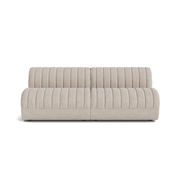 Canapé COLTRE 2 places sans accoudoirs Turf Sable MUUTO