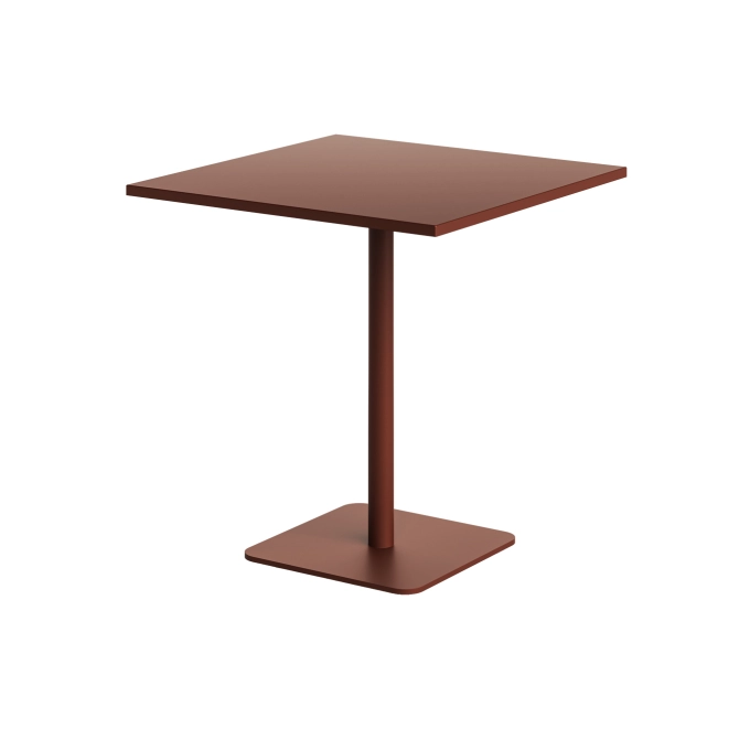 Table extérieure MOKA OUTDOOR Rouge Brique L 70 TIPTOE